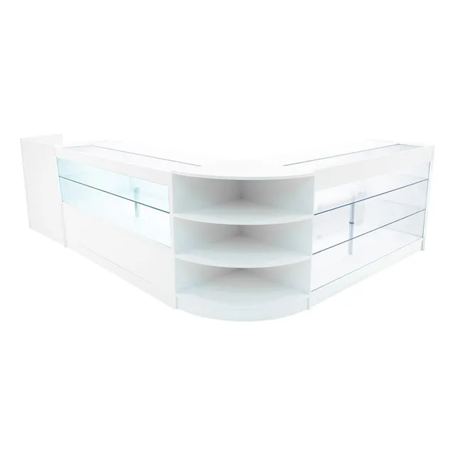 Q-Rax Theia Set Banconi Negozio K1500 C1500 LED Bianco