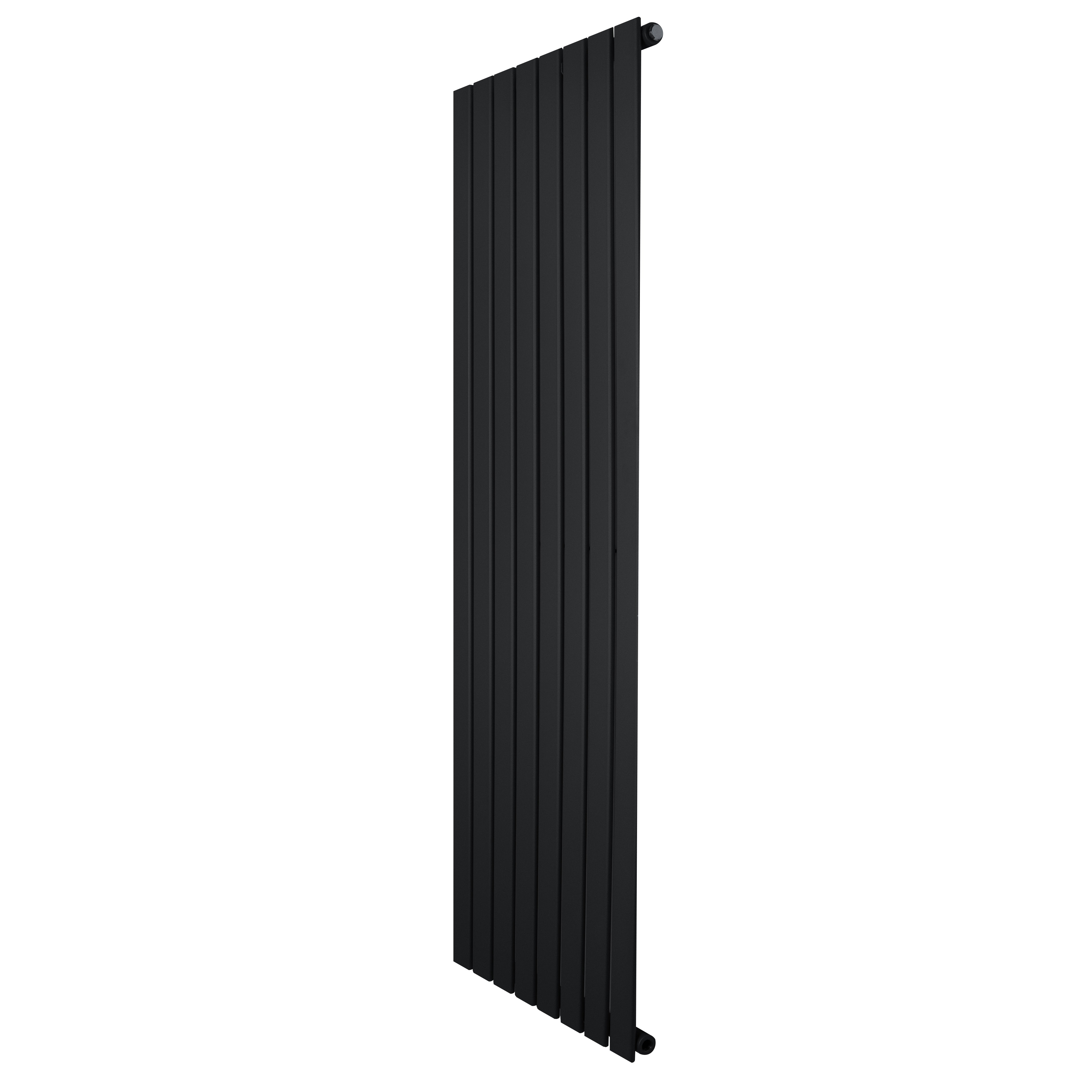 Q-Rax Radiatori Tradizionali 1600x560 Radiatore Piatto Nero