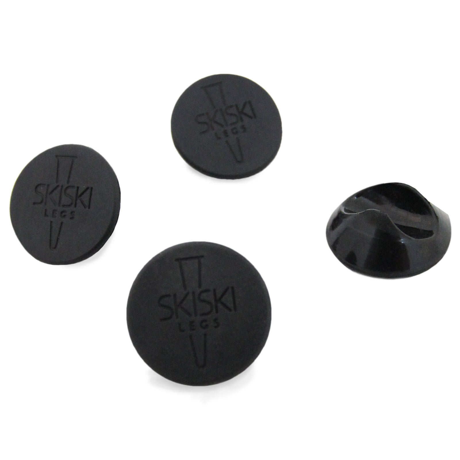 Q-Rax 4 gambe tavolo forcina nere 40,6cm 2 rebbi