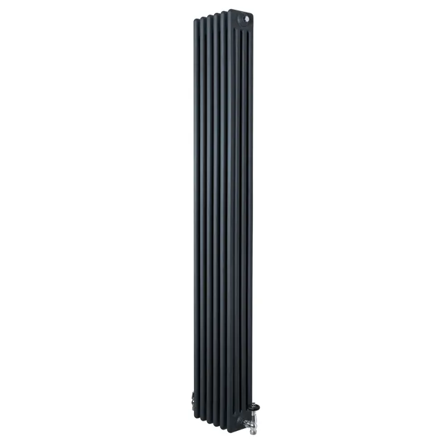 Q-Rax Radiatore 4 Colonne Verticale Antracite 1800x290 mm