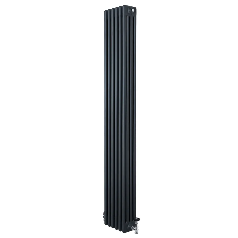 Q-Rax Radiatore 4 Colonne Verticale Antracite 1800x290 mm