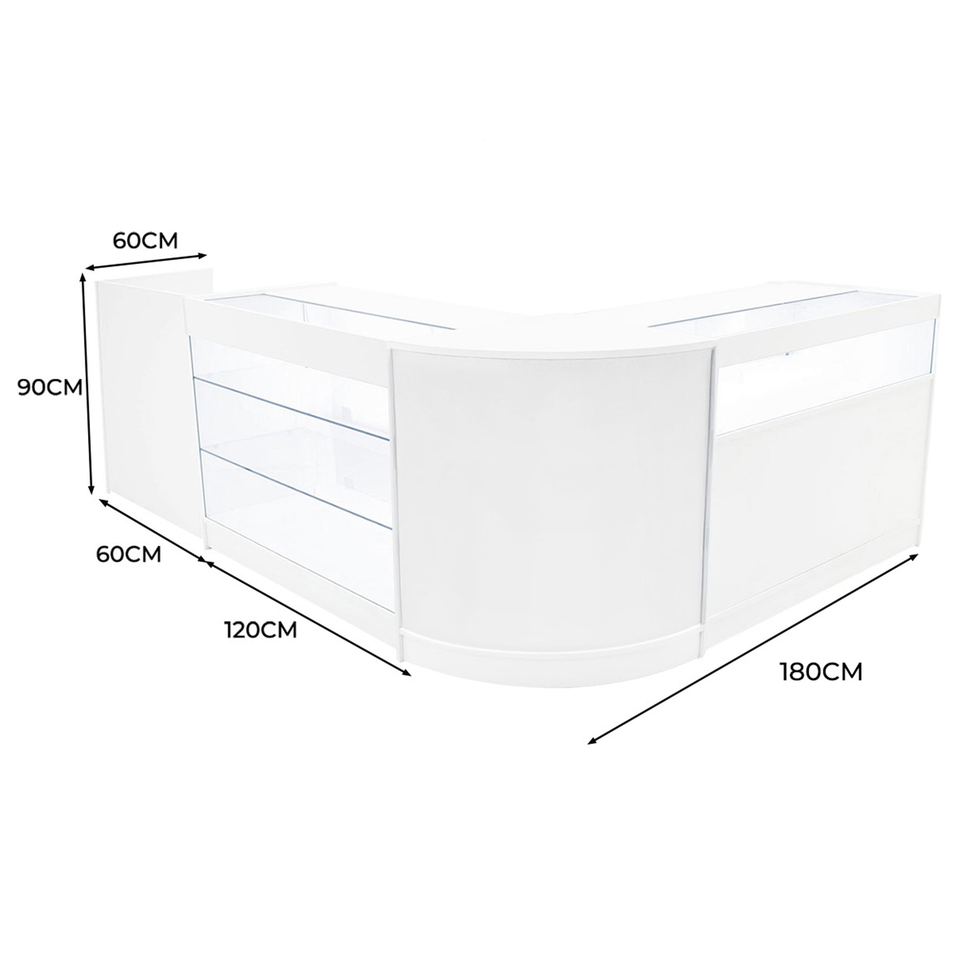 Q-Rax Polaris K1200 B1200 TB60 CM60 banconi bianco LED
