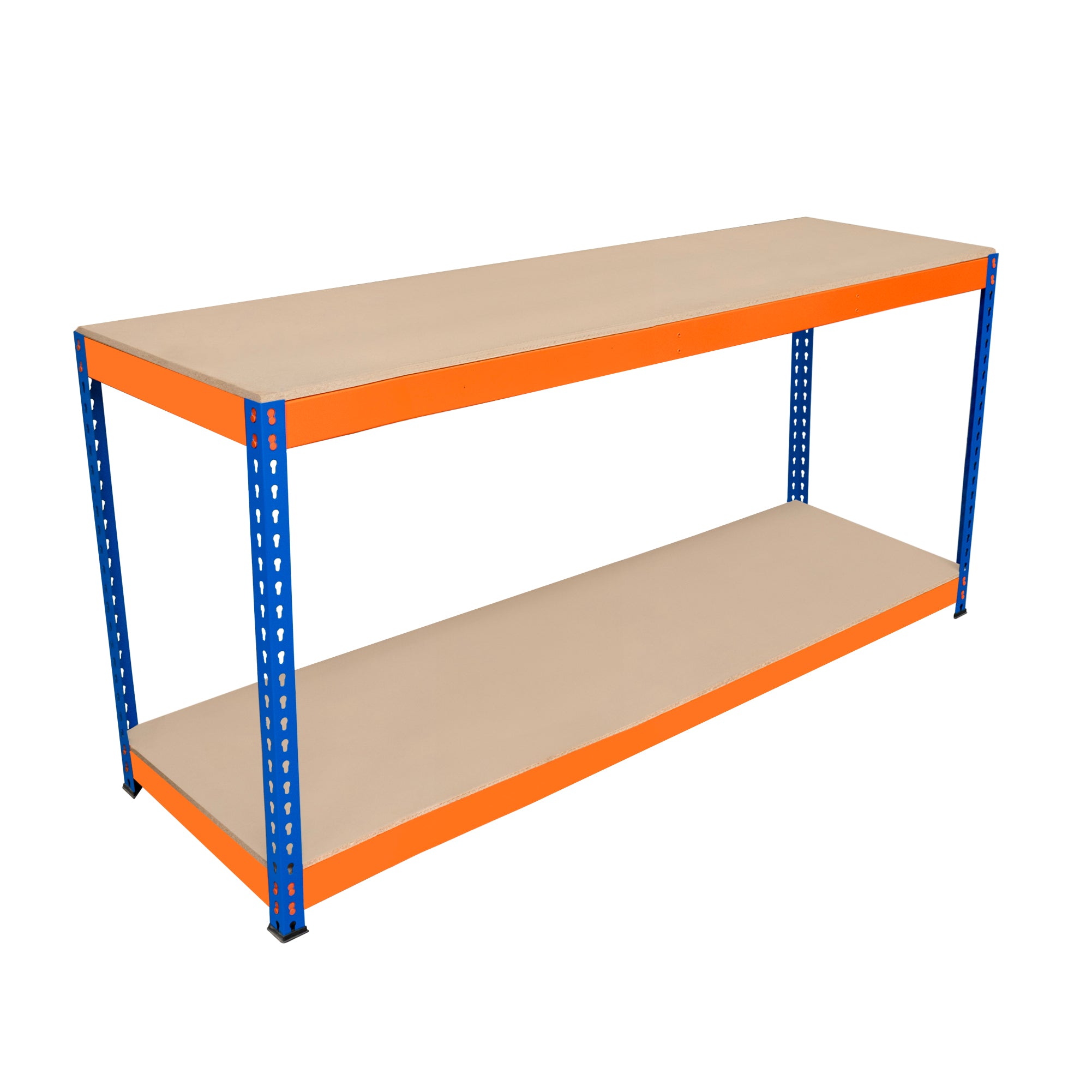 Q-Rax S-Rax Banco da Lavoro 2 Ripiani 180x60x90 cm 600 kg