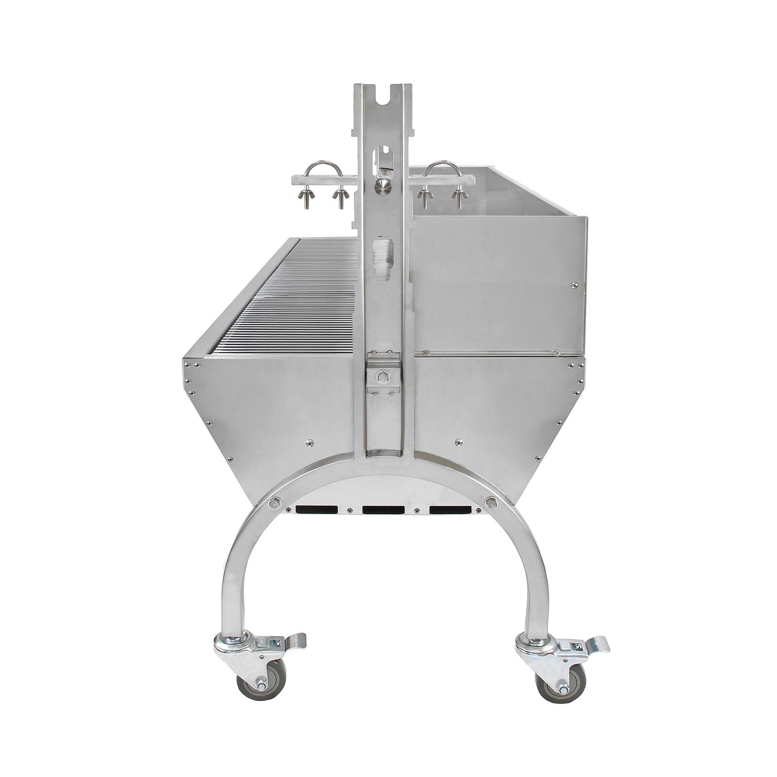 Q-Rax Girarrosto Barbecue 90 kg Spiedo Regolabile Inox