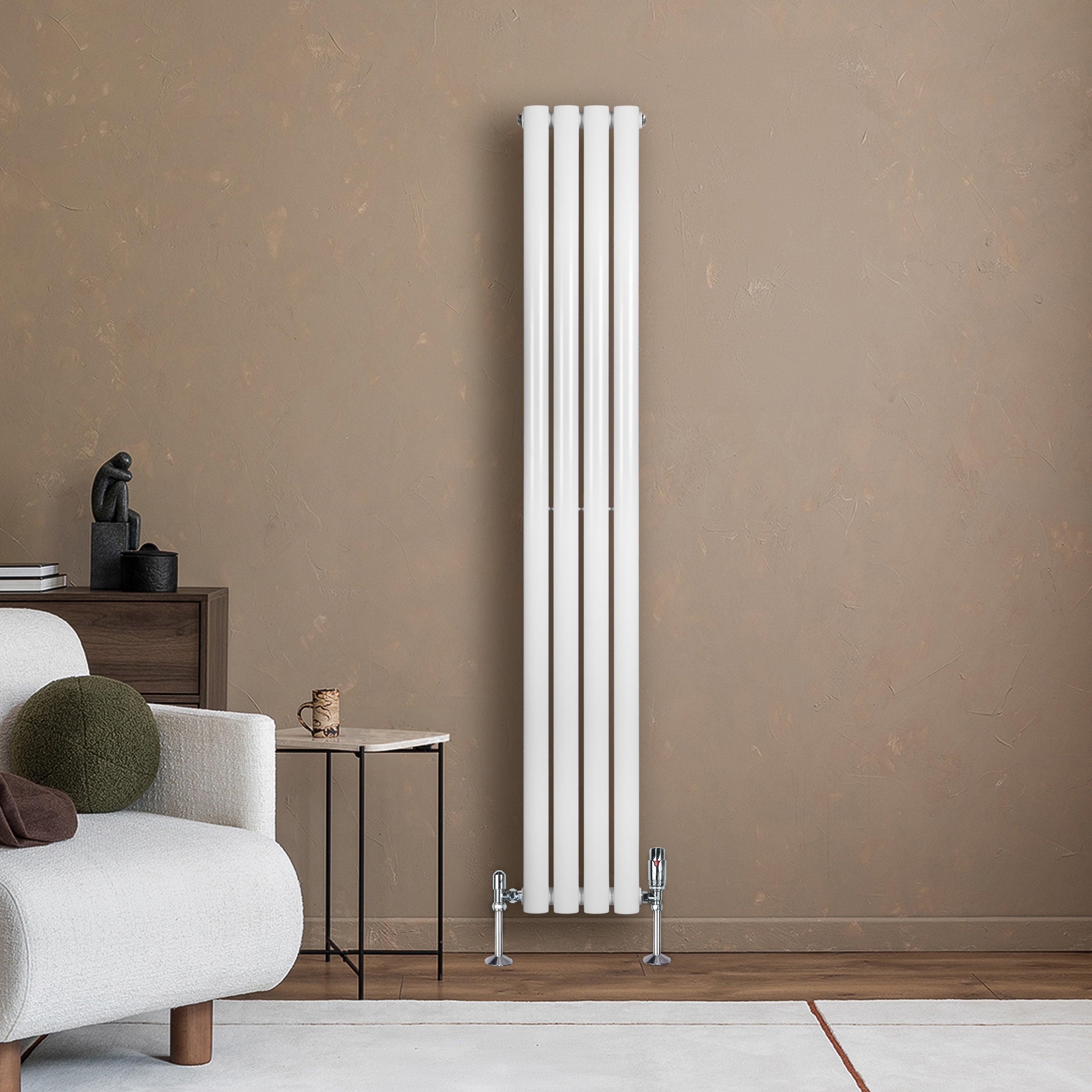 Q-Rax Radiatori Tradizionali 1600x240 radiatore bianco 1919 BTU