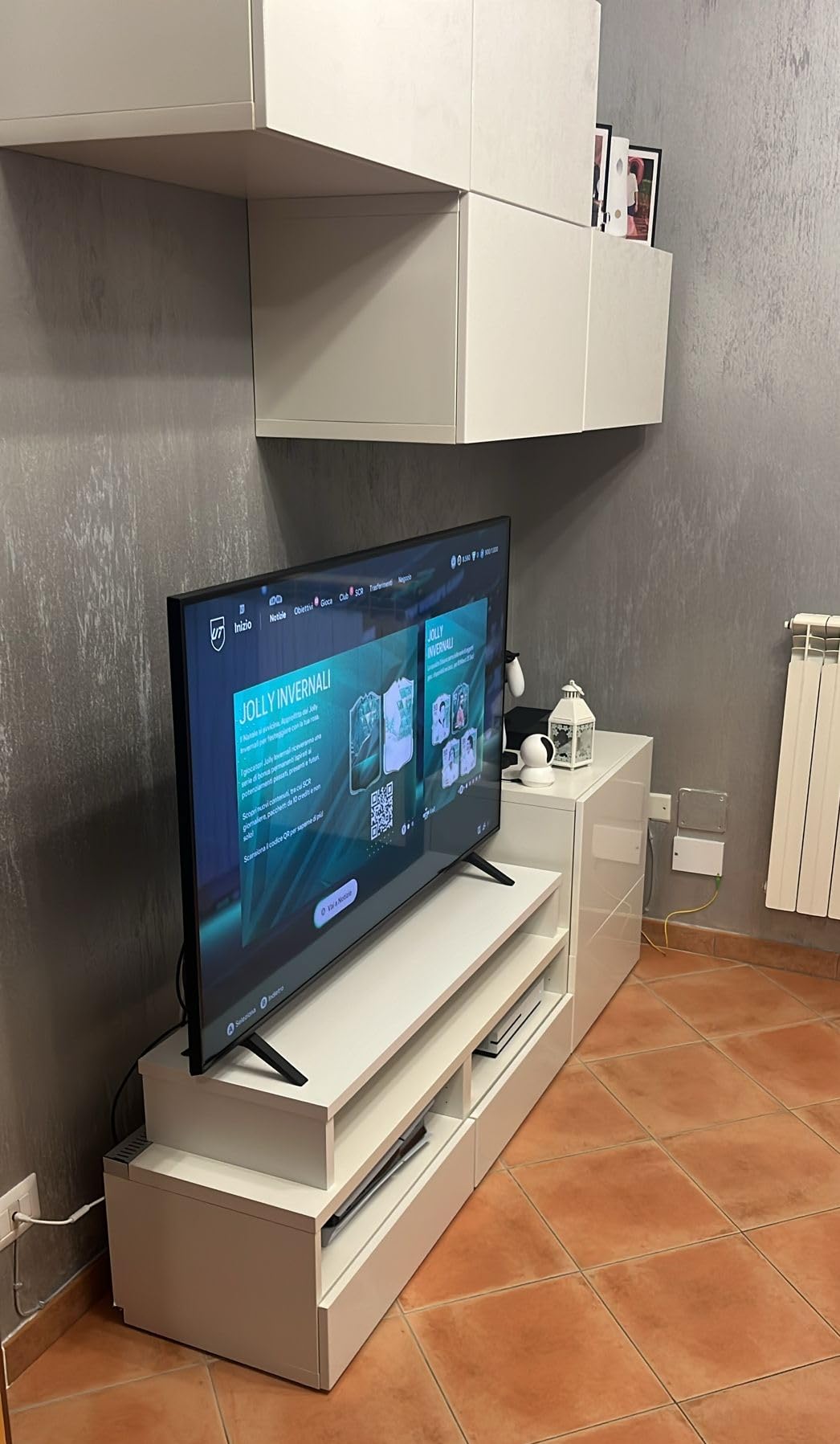 Henor Supporti Rialzanti Monitor Tv 82 cm rialzo grafite 50 kg