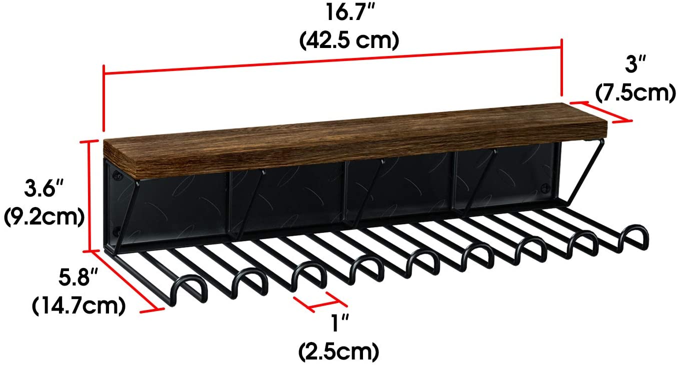 Jackcube Design rastrelliera palestra muro 9 ganci legno