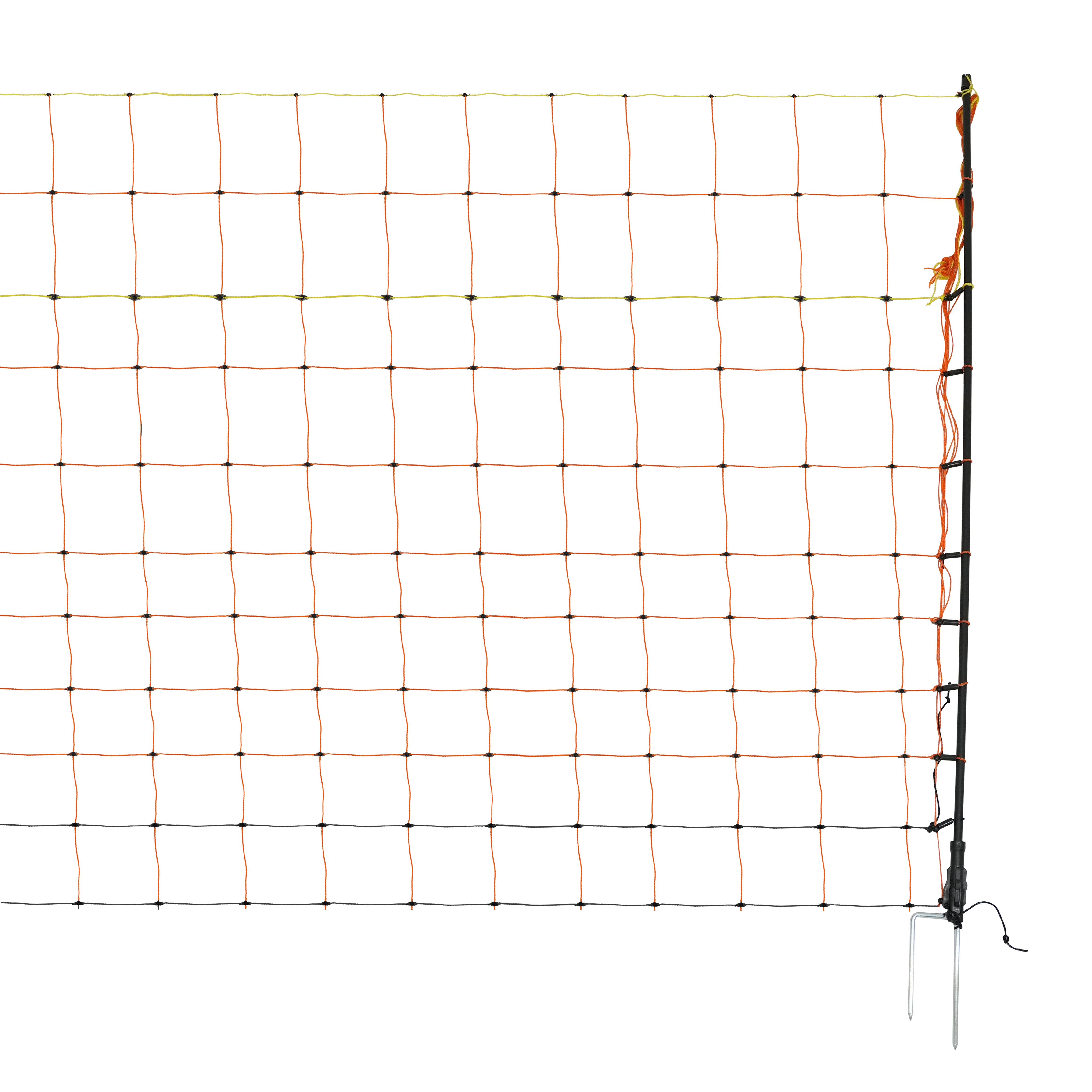 Q-Rax Rete Pollame 50m con Energizzatore 120cm 10kV