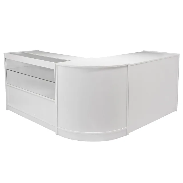 Q-Rax Set Draco 3 Banconi Negozio Bianco Brillante