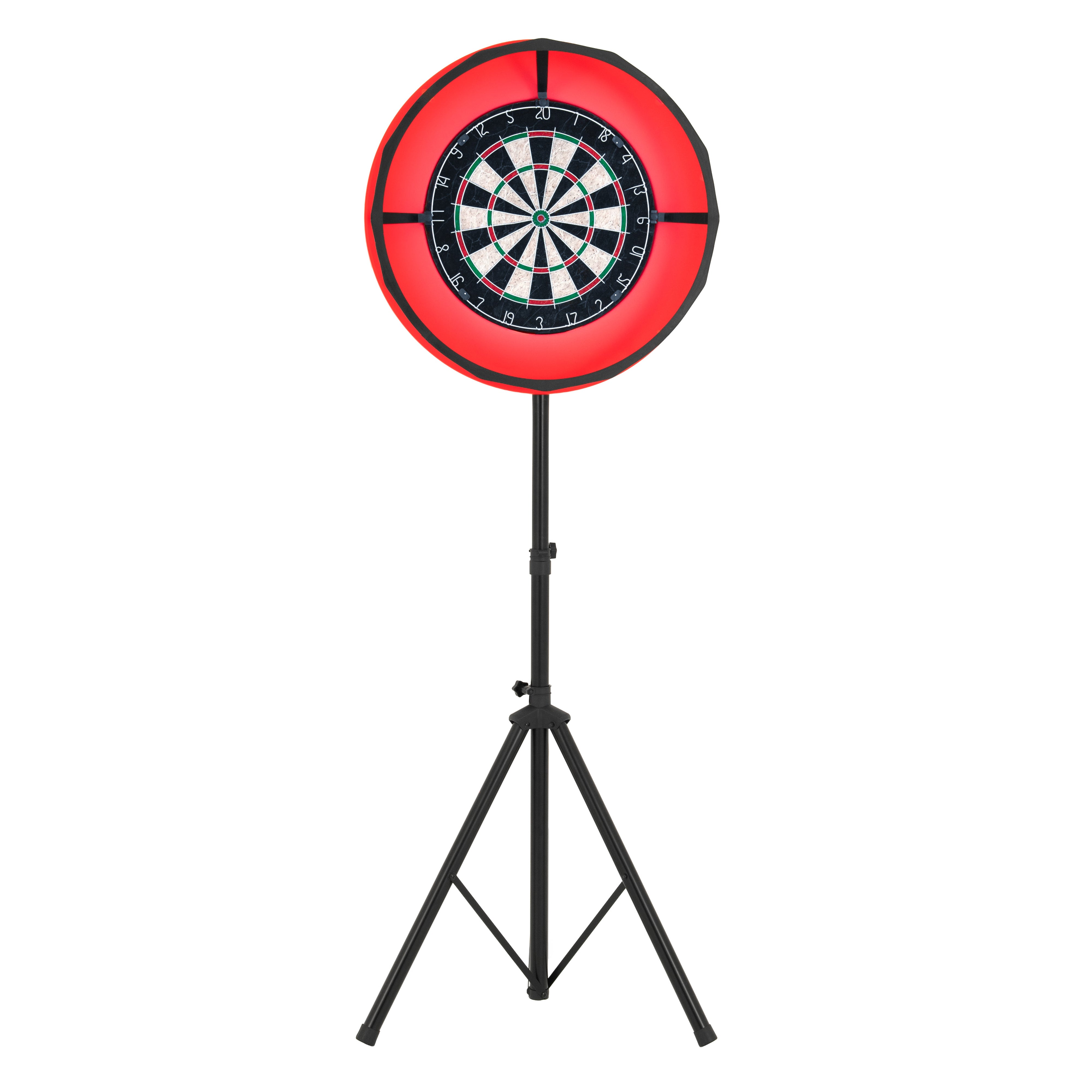 Q-Rax Set Bersaglio Freccette LED con Treppiede Regolabile