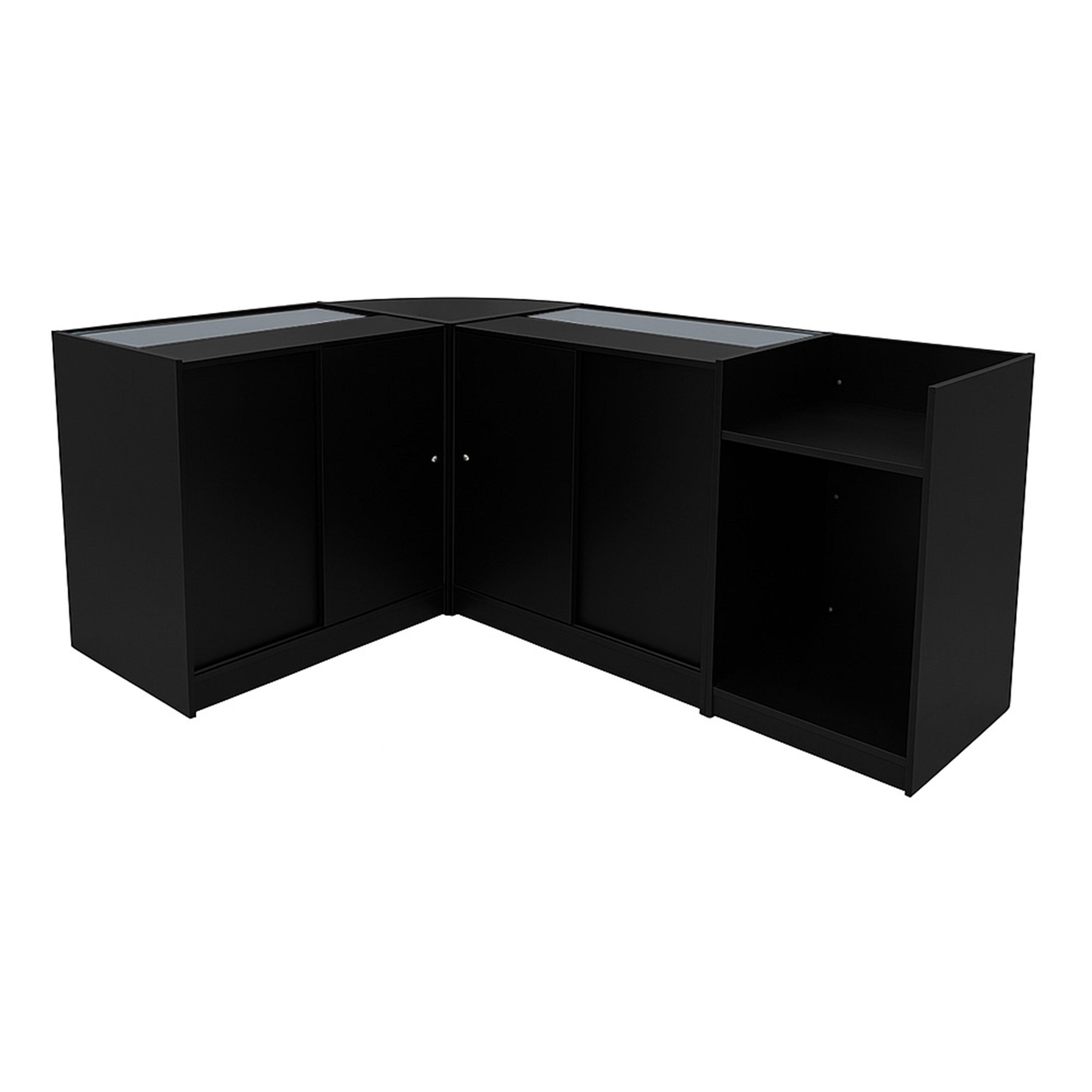 Q-Rax Set Banconi Sagittarius LED Nero LM60 TB60 2xB900