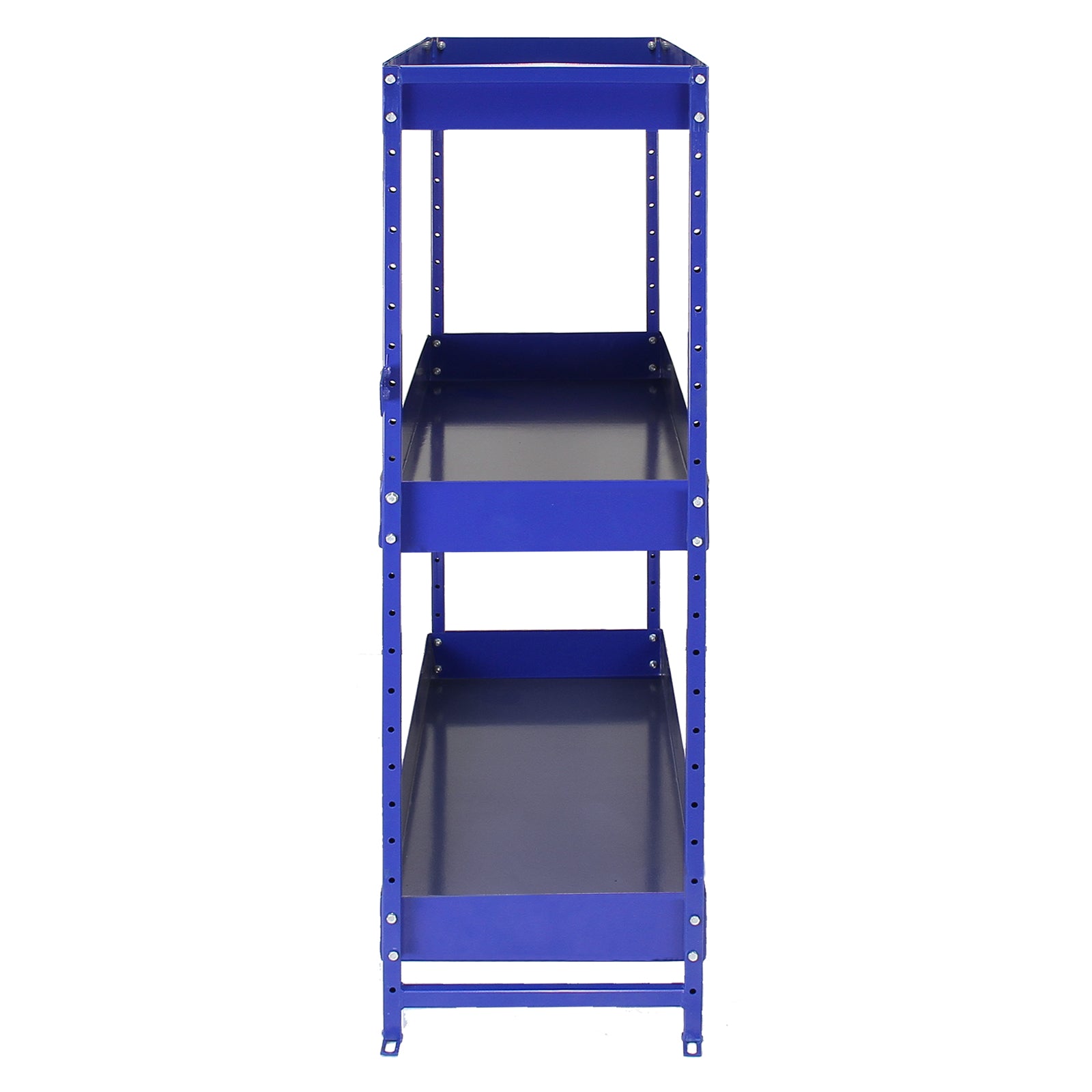 Q-Rax Scaffali da Garage Scaffale Furgone Blu 3 Ripiani Acciaio