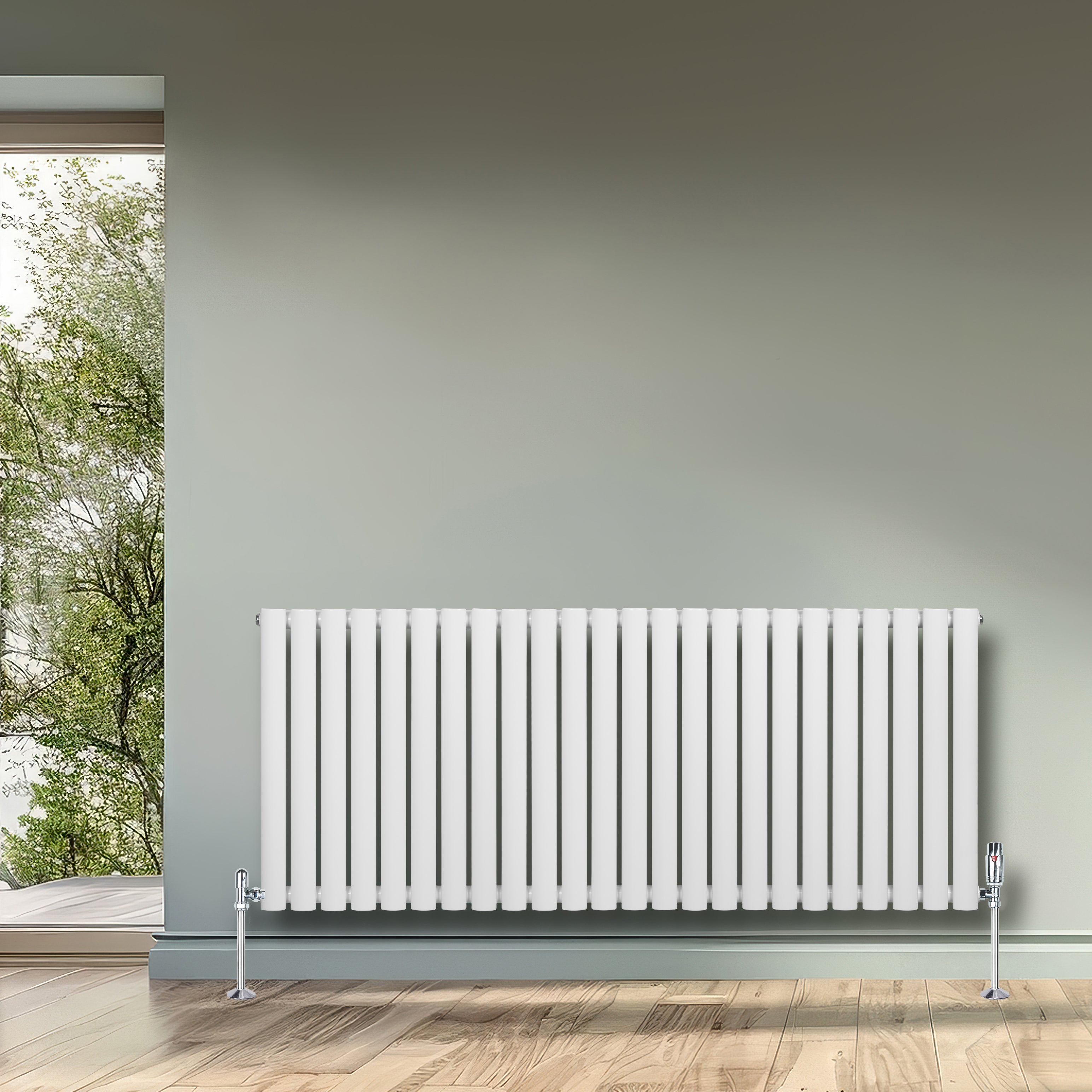 Q-Rax Radiatori Tradizionali 600x1440 Radiatore Bianco 4674 BTU