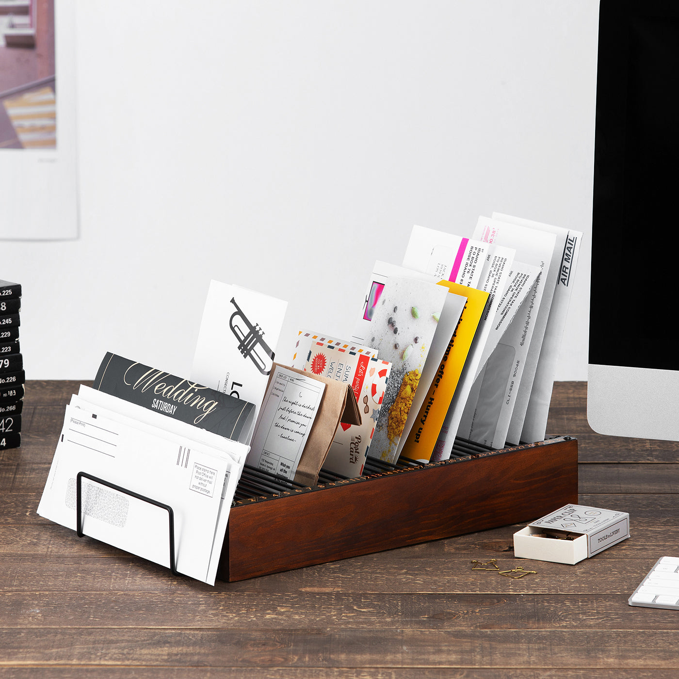 Jackcube Design Home Office Organizer Scrivania 31 Scomparti Legno