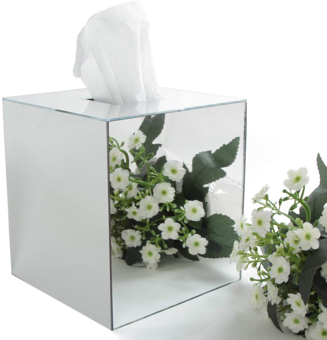 Jackcube Design Living Room copri box fazzoletti quadrato a specchio