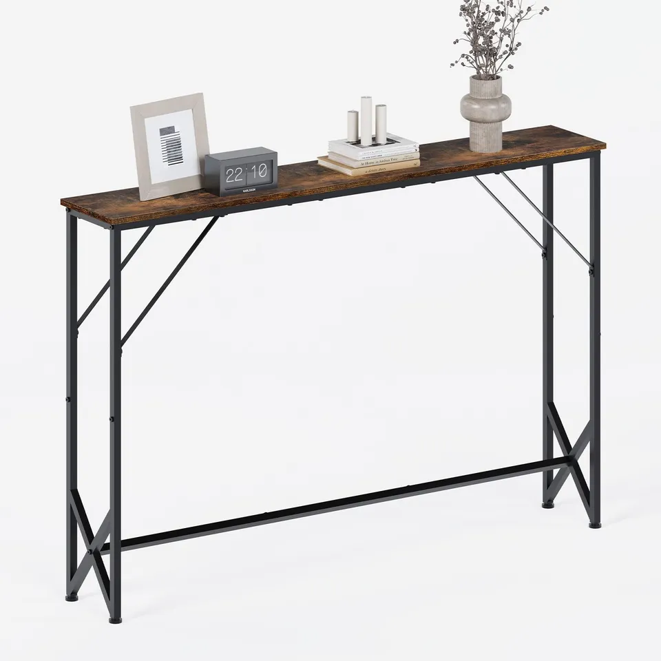 Meltrck Tavolo Consolle 120x20x80 Vintage Salvaspazio Legno