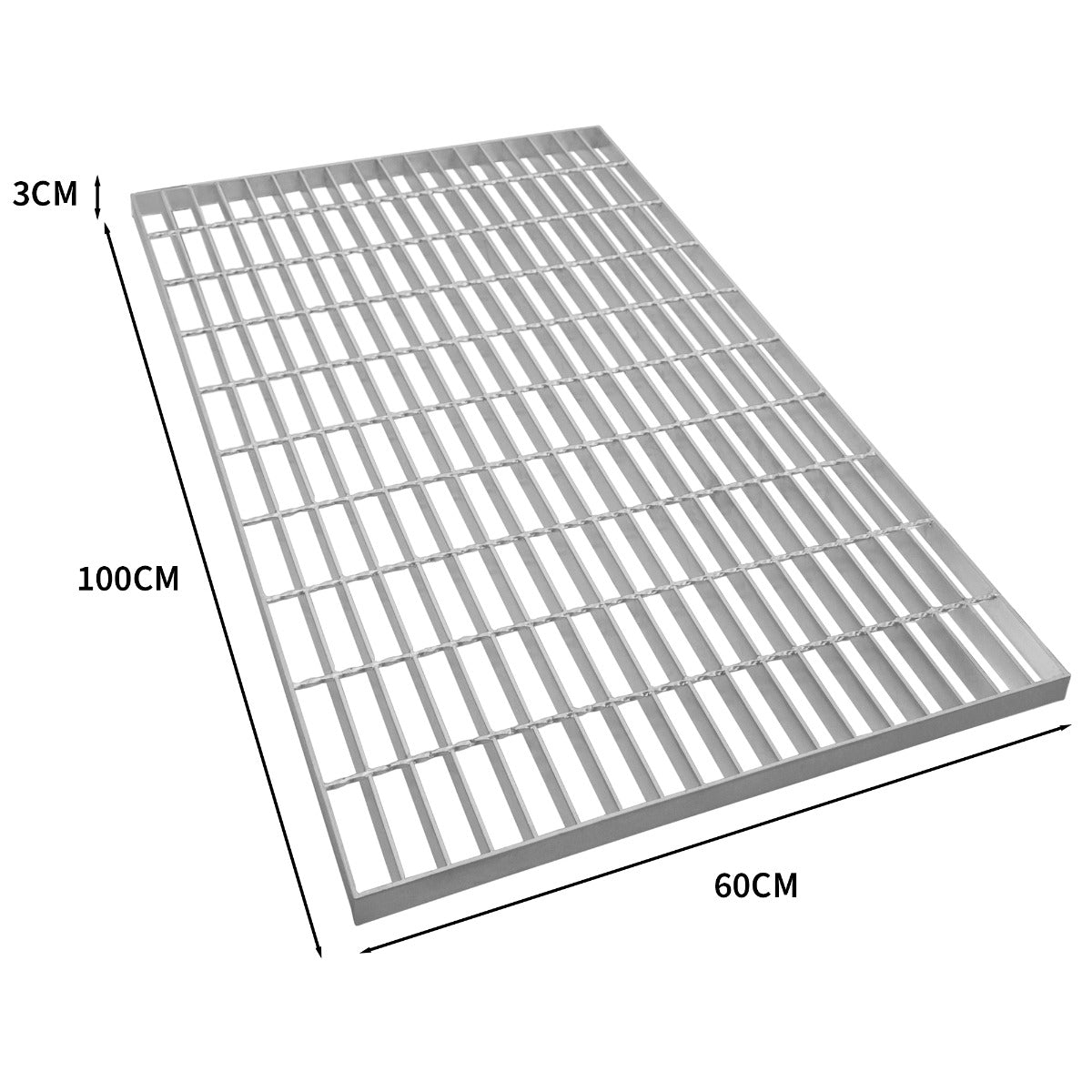 Q-Rax Griglia Zincata Grigliato 1000x600 mm Portata 600 kg