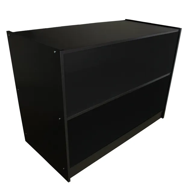 Q-Rax A1200 Bancone Negozio Nero 120cm Laminato 90cm