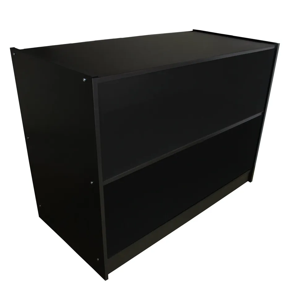 Q-Rax A1200 Bancone Negozio Nero 120cm Laminato 90cm