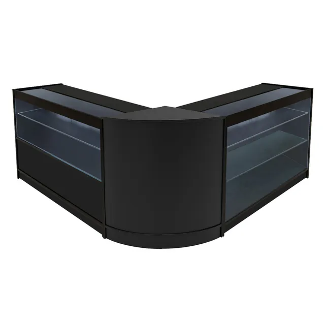 Q-Rax Set Bancone Hera LED Nero K1200 C1200 CM60