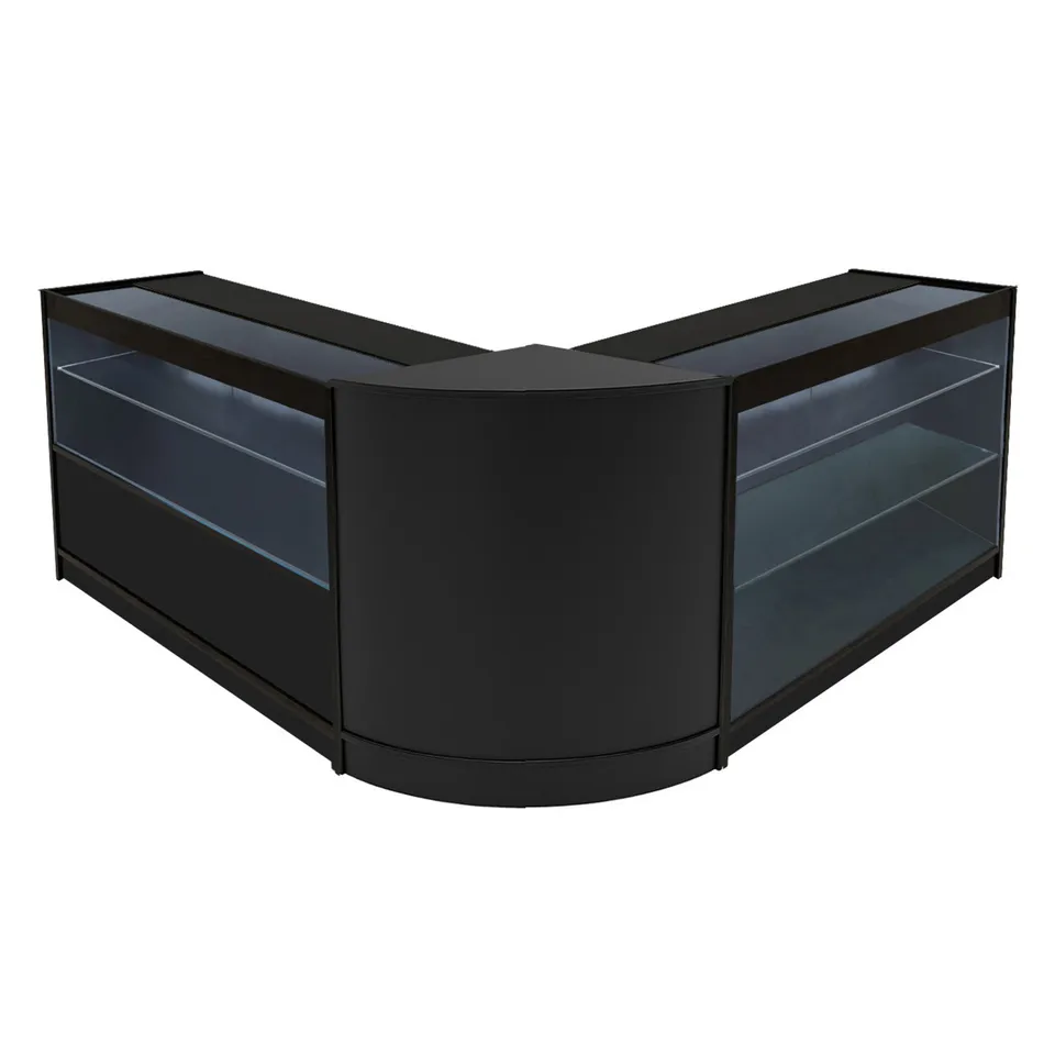 Q-Rax Set Bancone Hera LED Nero K1200 C1200 CM60