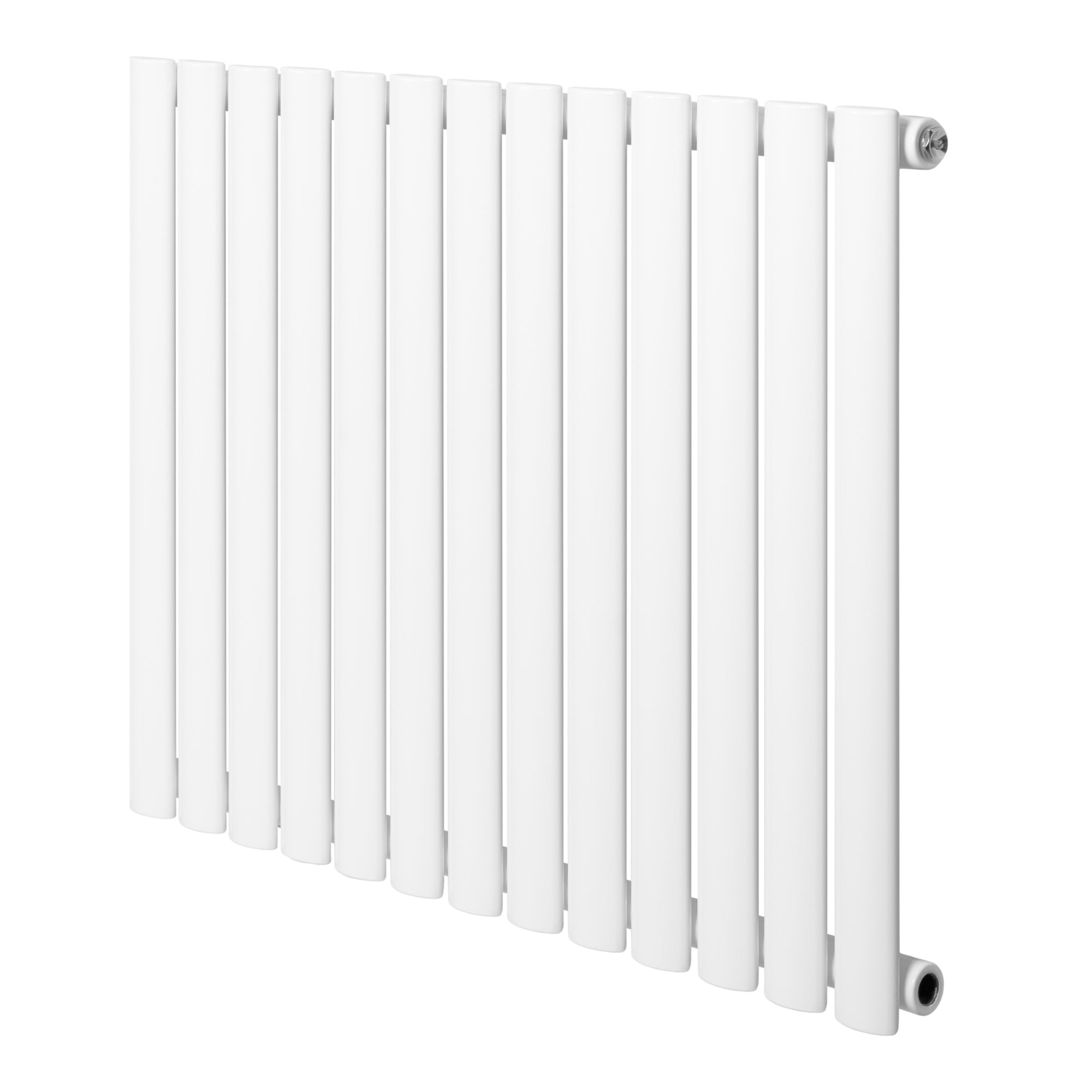 Q-Rax Radiatore Ovale 1 Colonna 600x780 Bianco Acciaio