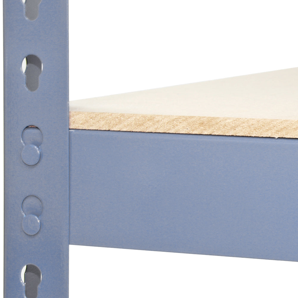 Q-Rax Scaffale Garage Incastro 120x50 Grigio 10 Pezzi