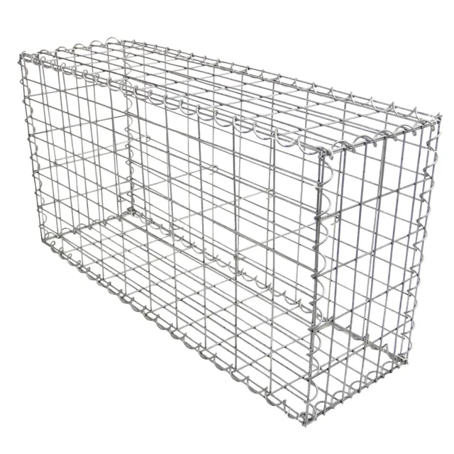 Q-Rax Deposito all'Aperto set 3 gabbioni 100x50x30 zincati
