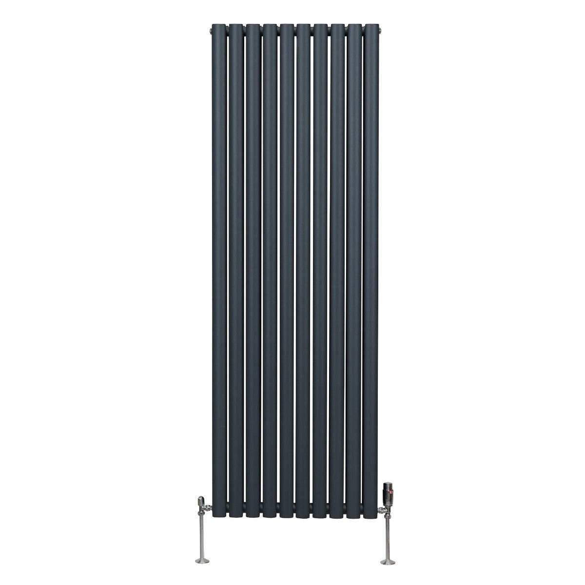 Q-Rax Radiatori Tradizionali 1800x600 radiatore antracite valvole