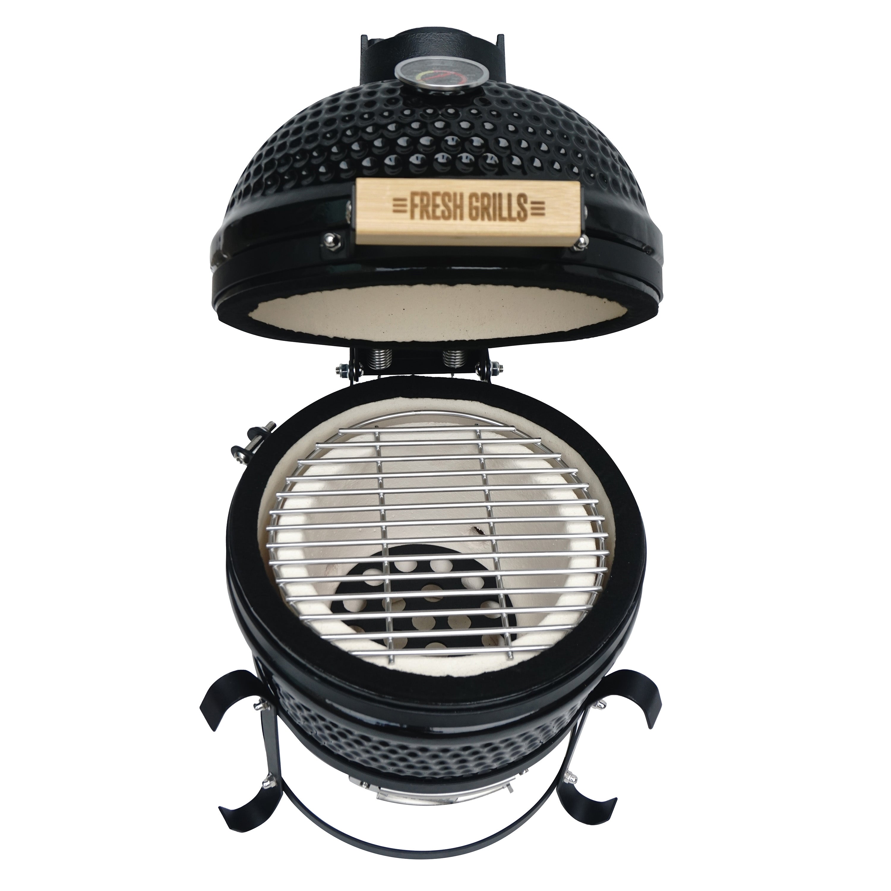 Q-Rax Kamado BBQ Grill 13" 33cm Ceramica