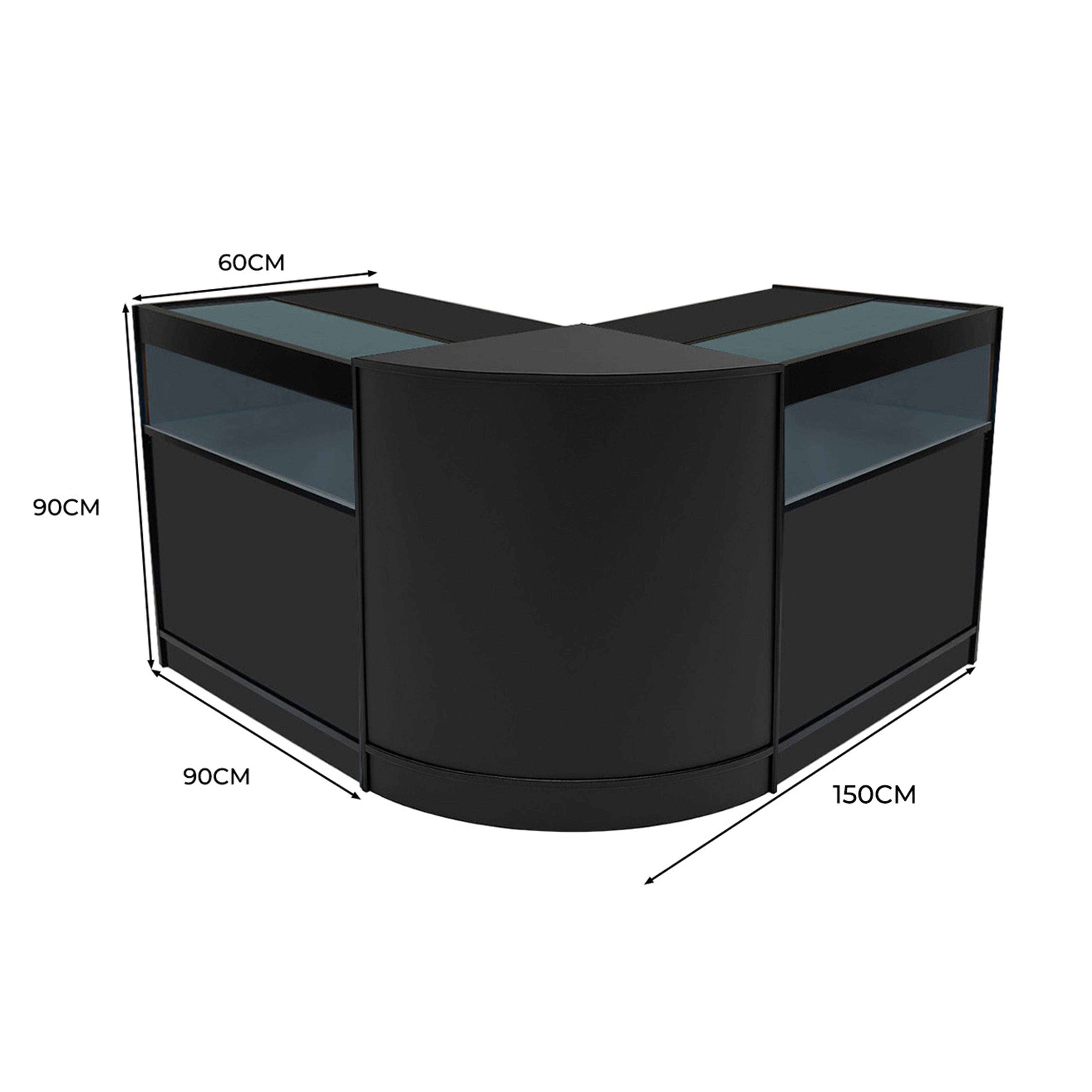 Q-Rax Iris Set Banconi B900 x2 + CM60 LED Nero