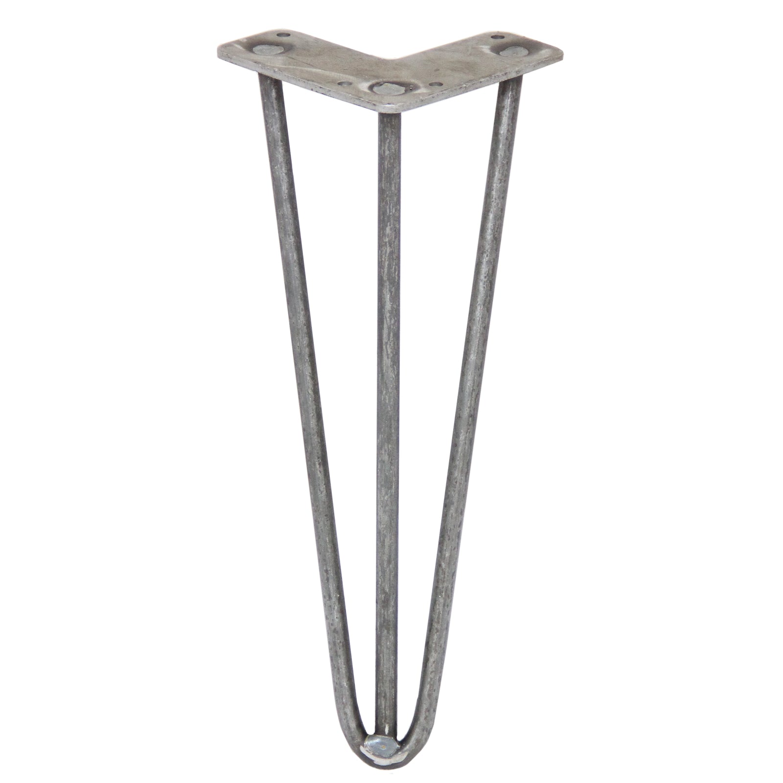 Q-Rax 4 Gambe Tavolo Forcina 30,5cm Acciaio 3 Rebbi