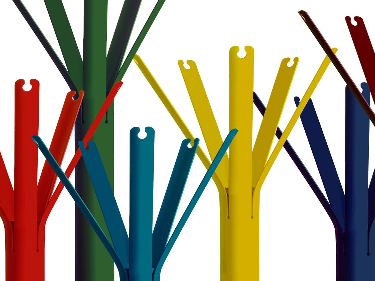 Officinanove Tuboom appendiabiti metallo design ufficio