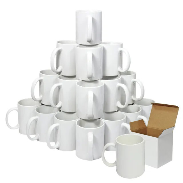 Q-Rax 1440 pz tazza ceramica bianca 325 ml sublimazione