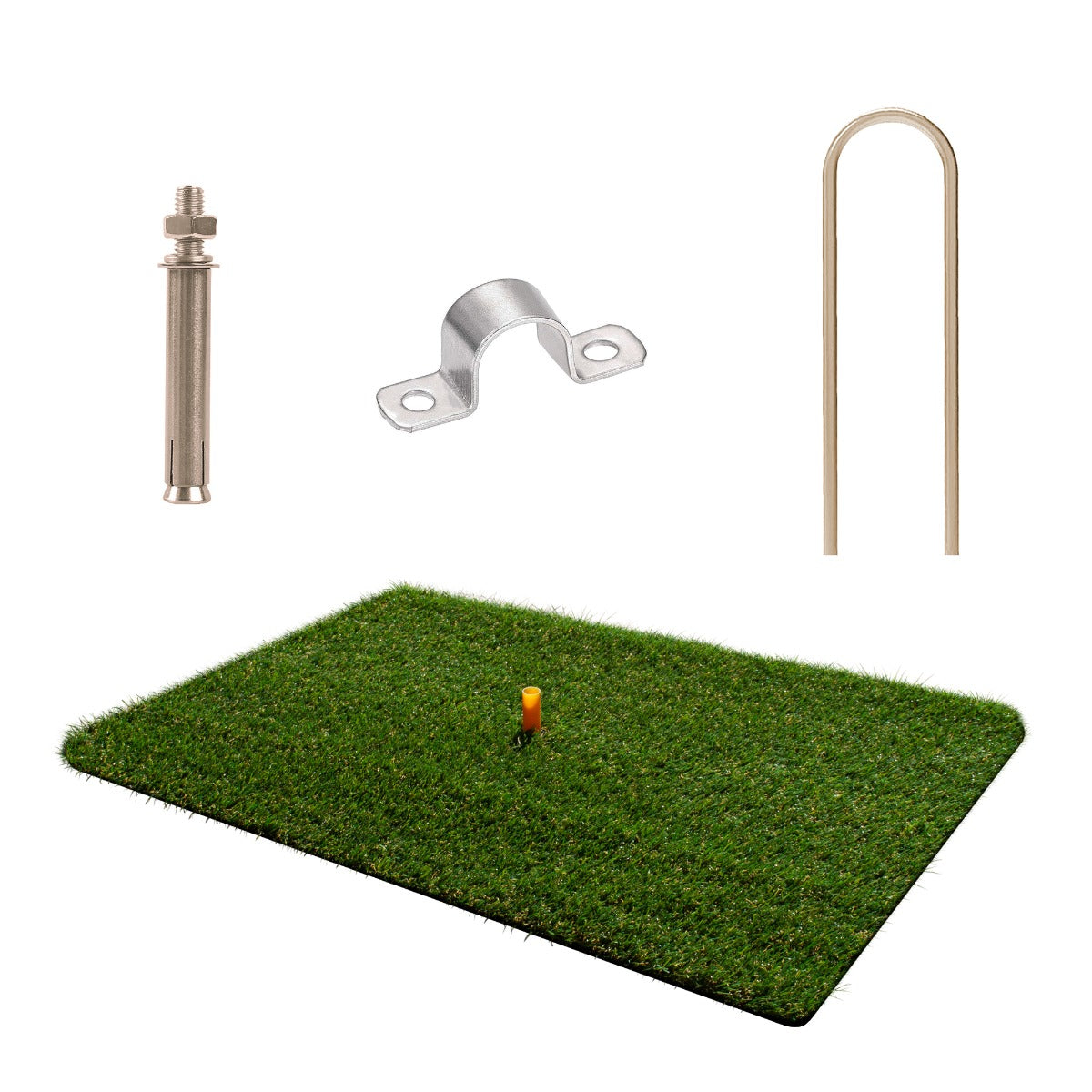 Q-Rax Accessori casa Gabbia Pratica Golf 3x3m con Bersaglio