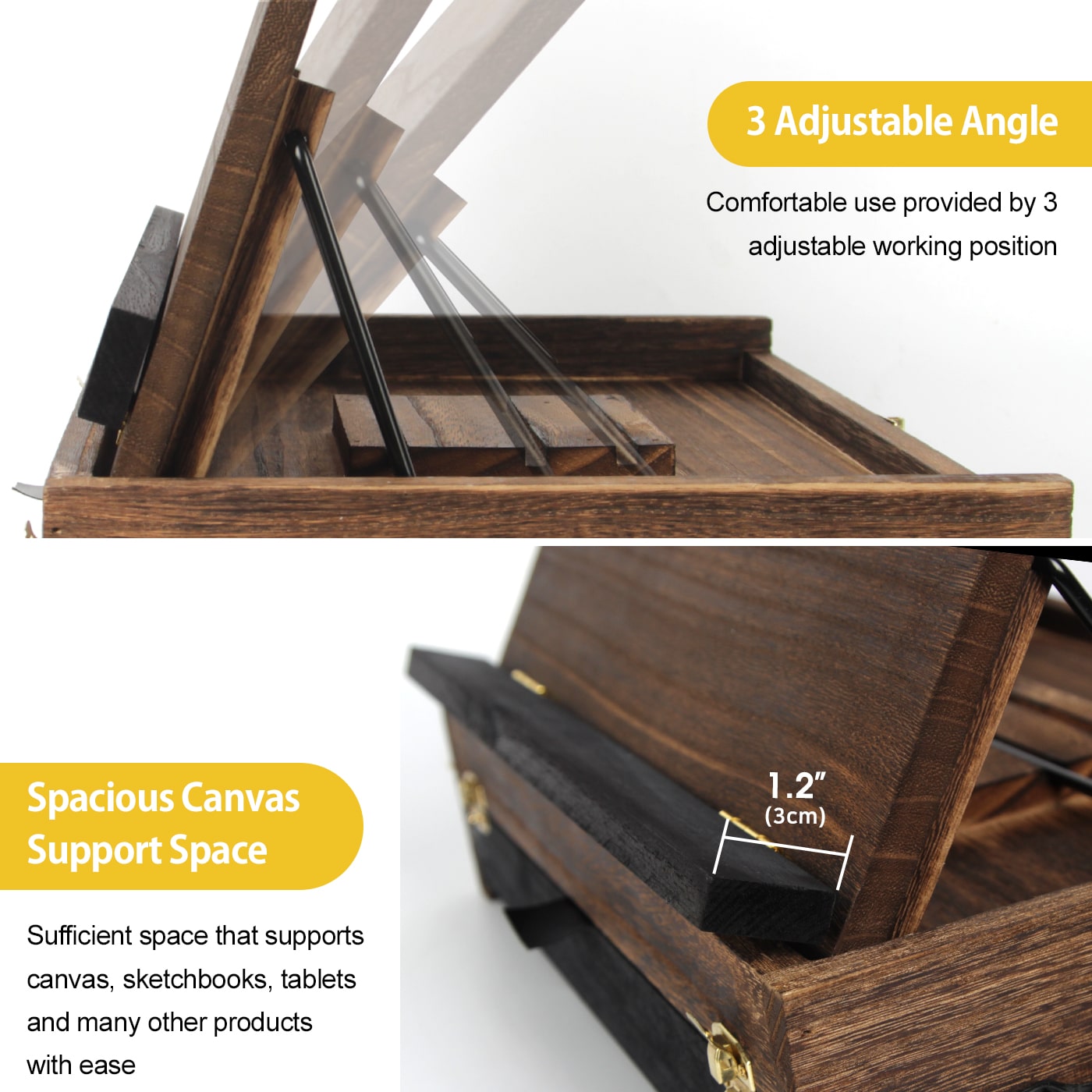 Jackcube Design Living Room cavalletto tavolo legno valigetta