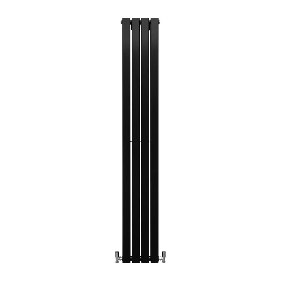 Q-Rax Radiatori Pannelli Piatti Termosifone Nero 180x28cm