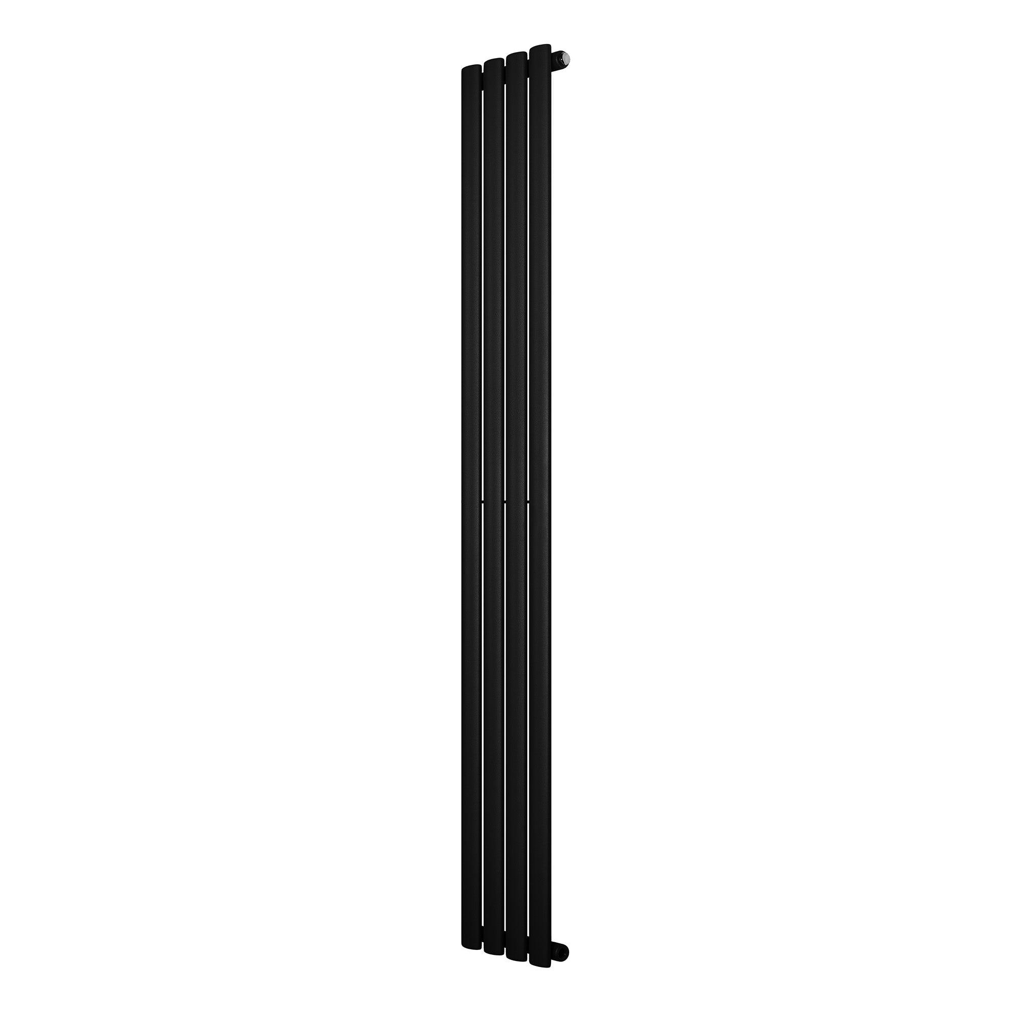 Q-Rax Radiatore Verticale Nero 1800x240 mm Colonna Ovale