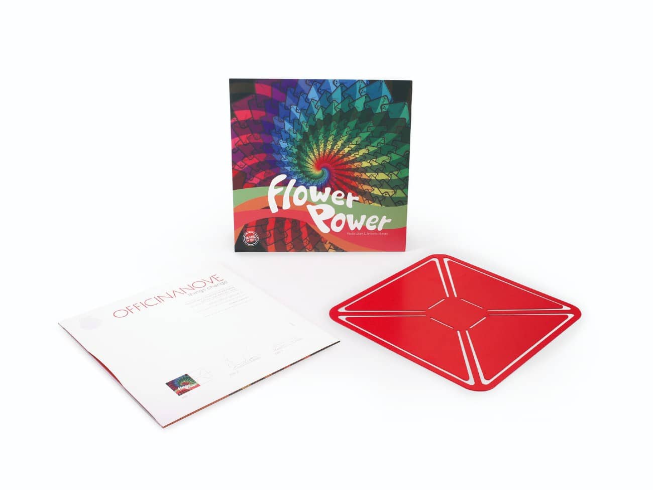 Officinanove Flower Power centrotavola design metallo