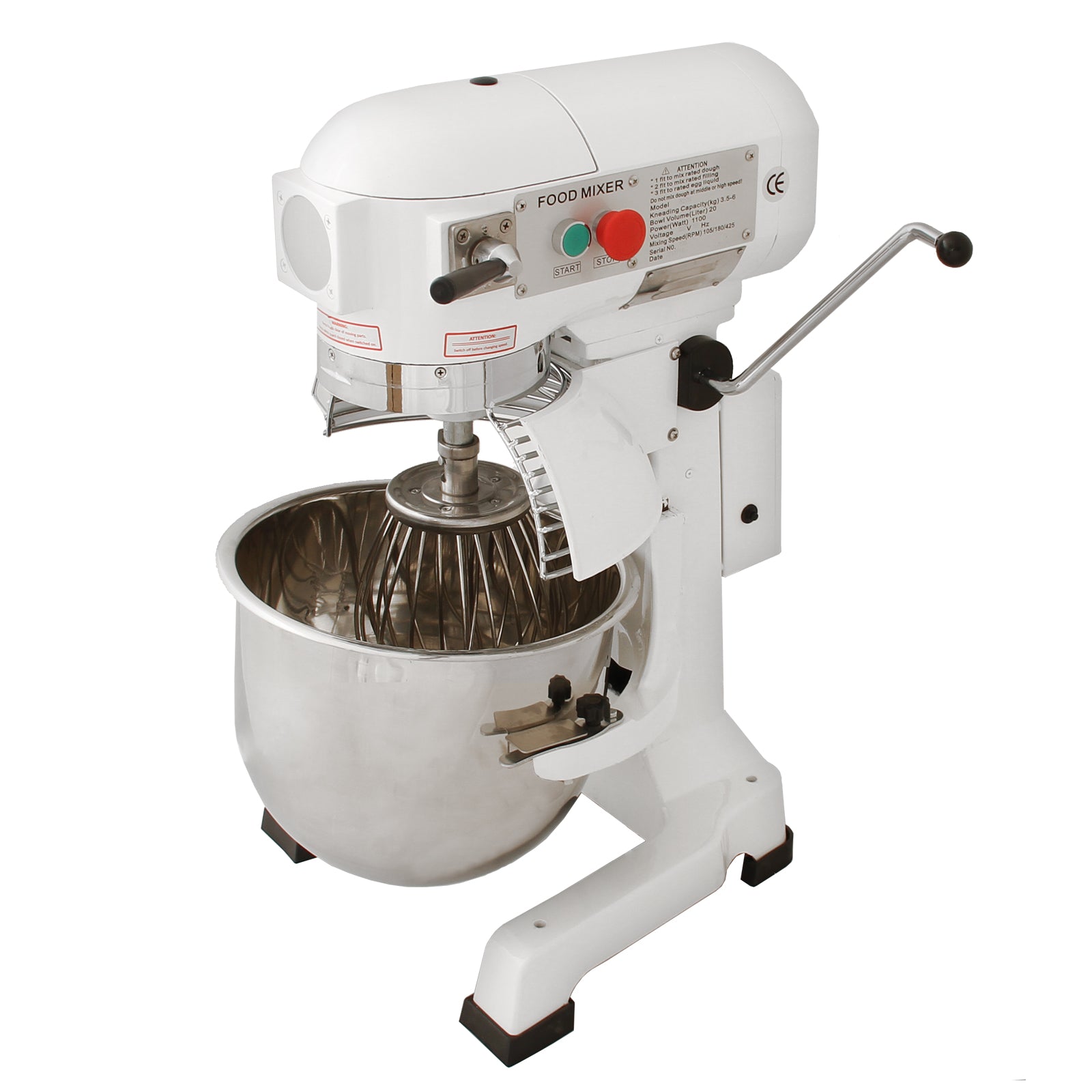 Q-Rax Ristorazione robot multifunzione 20 litri 550W acciaio 3 vel