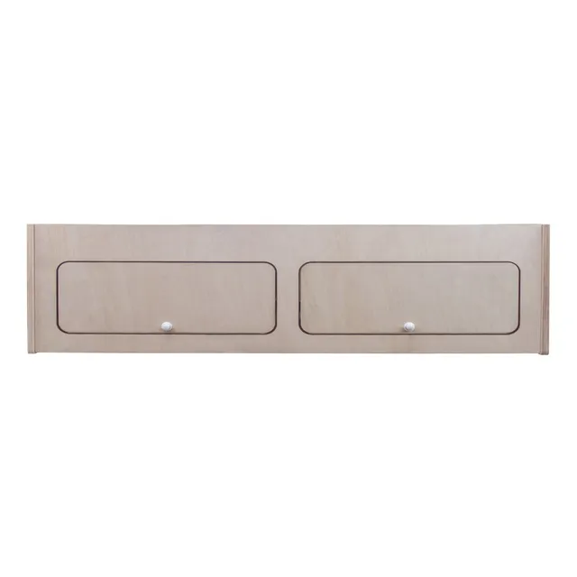 Q-Rax 120x30x30 cm armadio camper pensile in compensato 2 ante