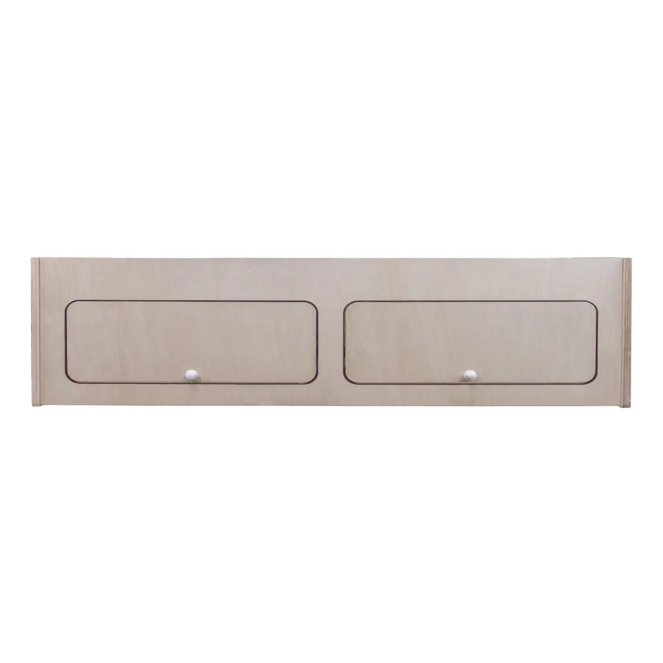 Q-Rax 120x30x30 cm armadio camper pensile in compensato 2 ante