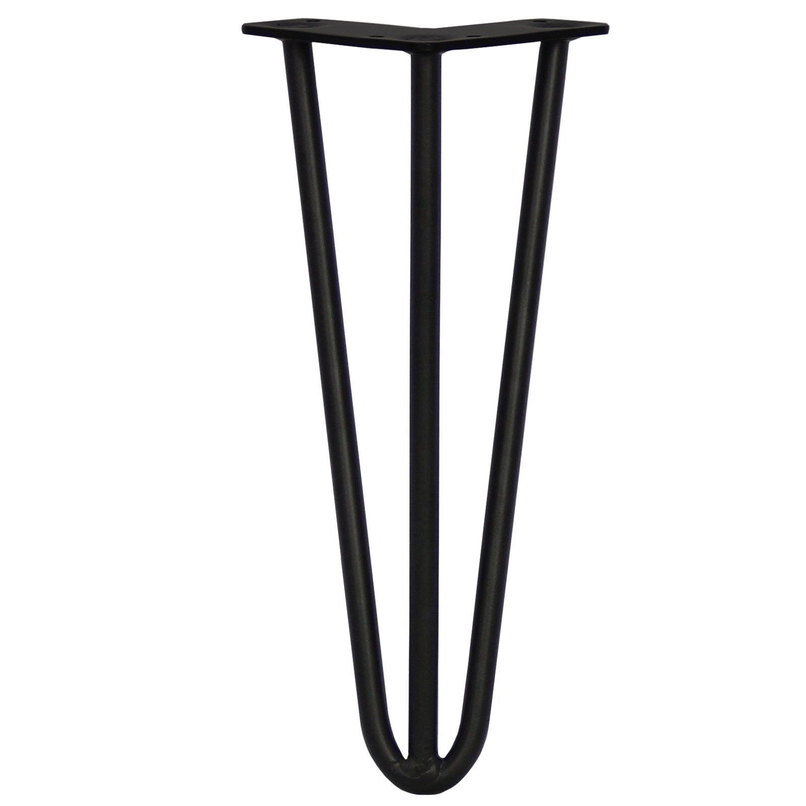 Q-Rax 4 Gambe Tavolo Forcina 30,5cm Nere 3 Rebbi