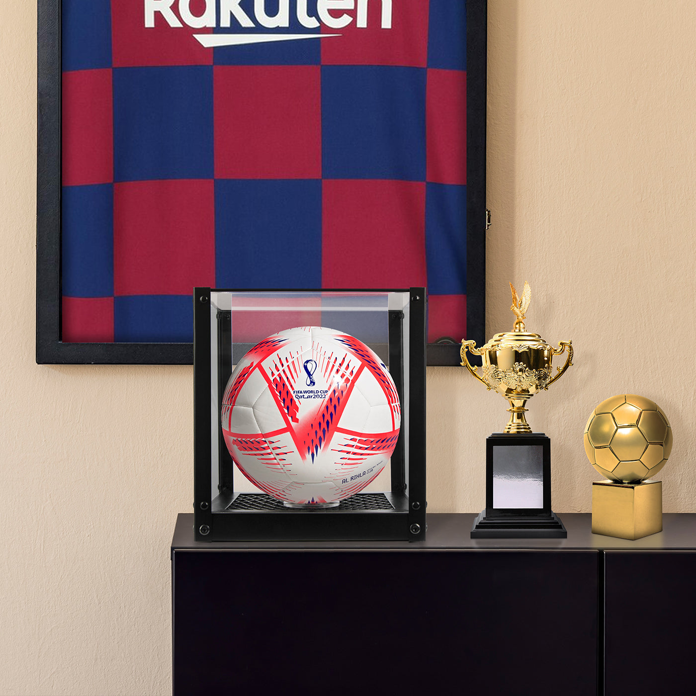 Jackcube Design Display Teca pallone acrilico 28x25cm