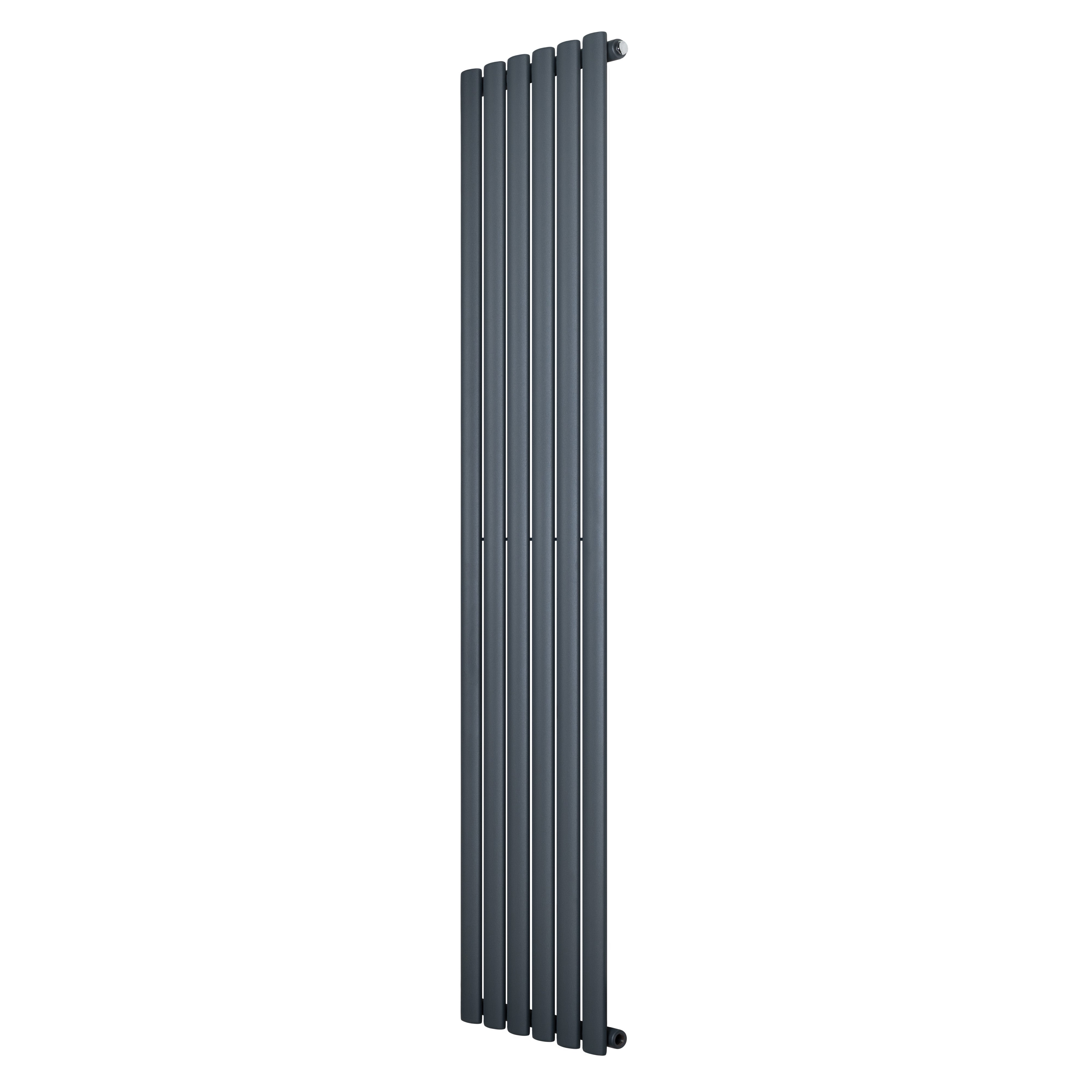 Q-Rax Radiatori Tradizionali Ovale Verticale 1800x360 Antracite