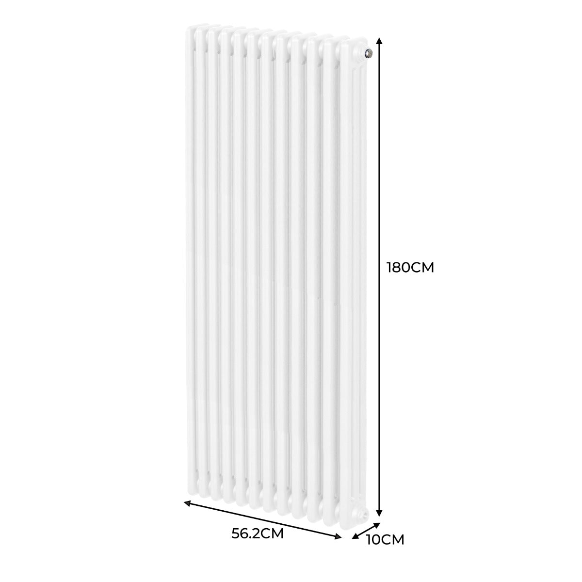 Q-Rax 1800x562 Radiatore a 3 Colonne Bianco