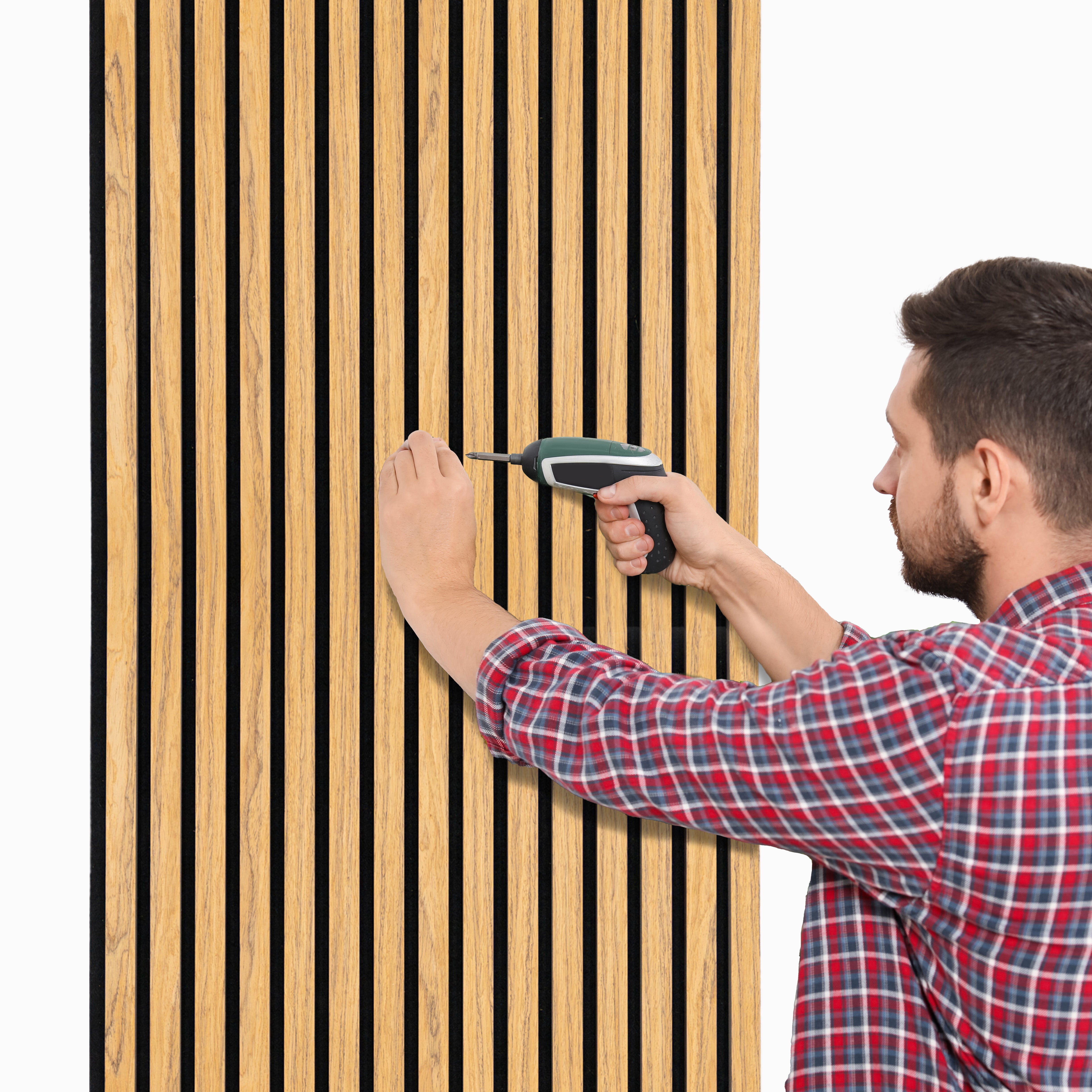Q-Rax Pannello Fonoassorbente Doghe Rovere 240x60
