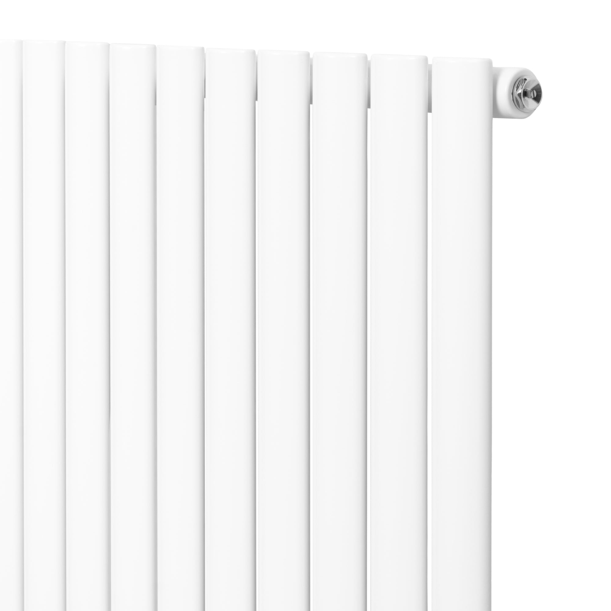 Q-Rax Radiatore Ovale Colonna Singola 600x1200 mm bianco