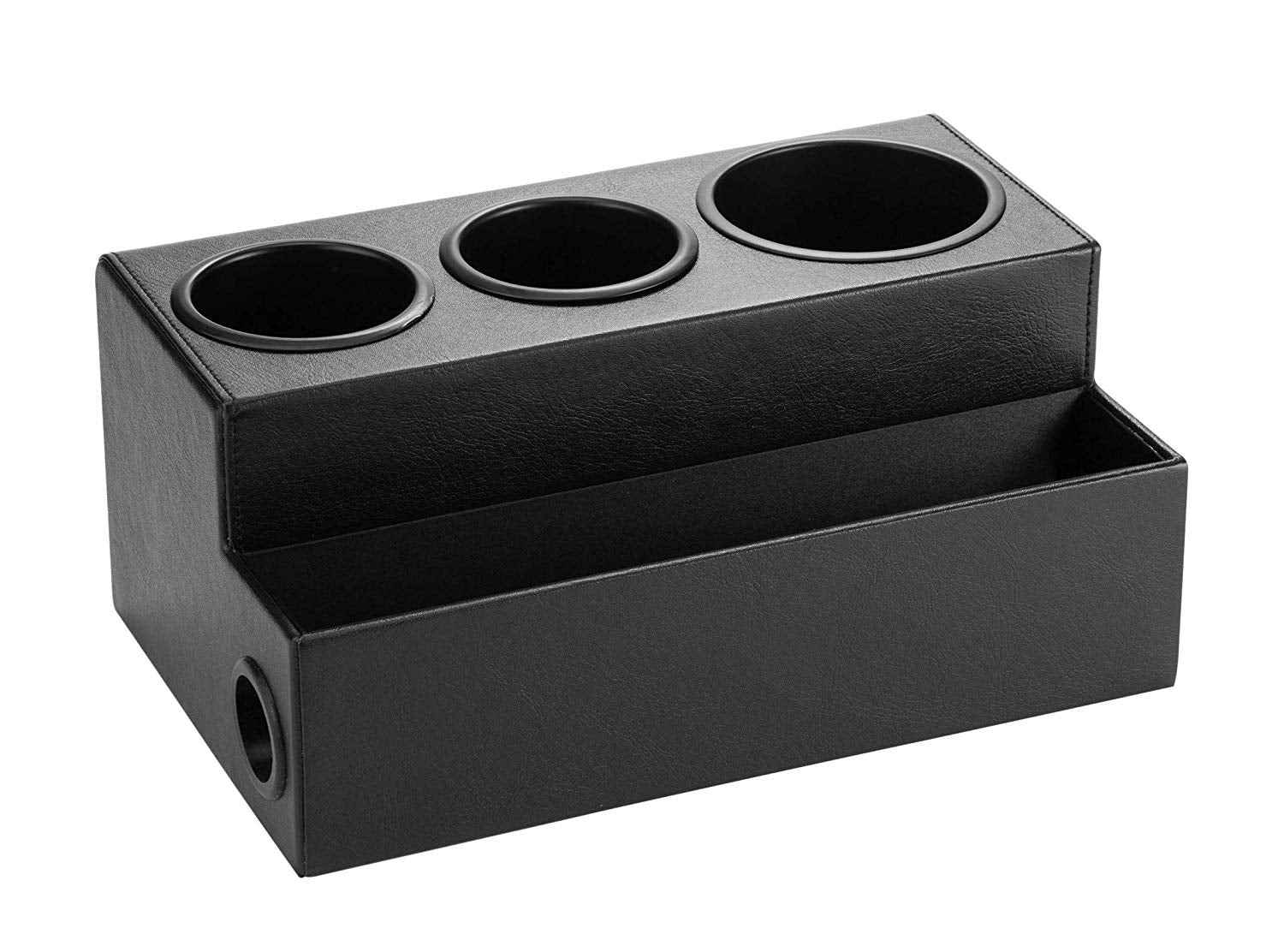Jackcube Bathroom Organizer Phon Nero 4 Scomparti Pelle