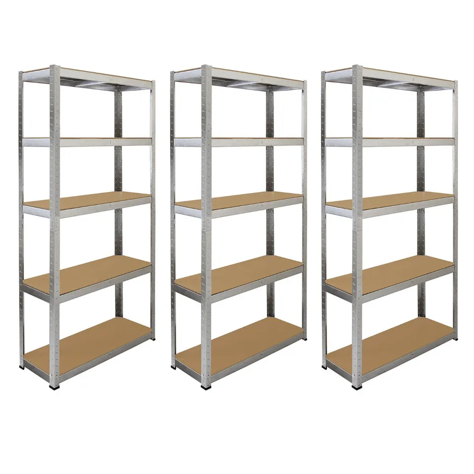 Q-Rax Galwix scaffale garage 90x30 galvanizzato 6 pezzi